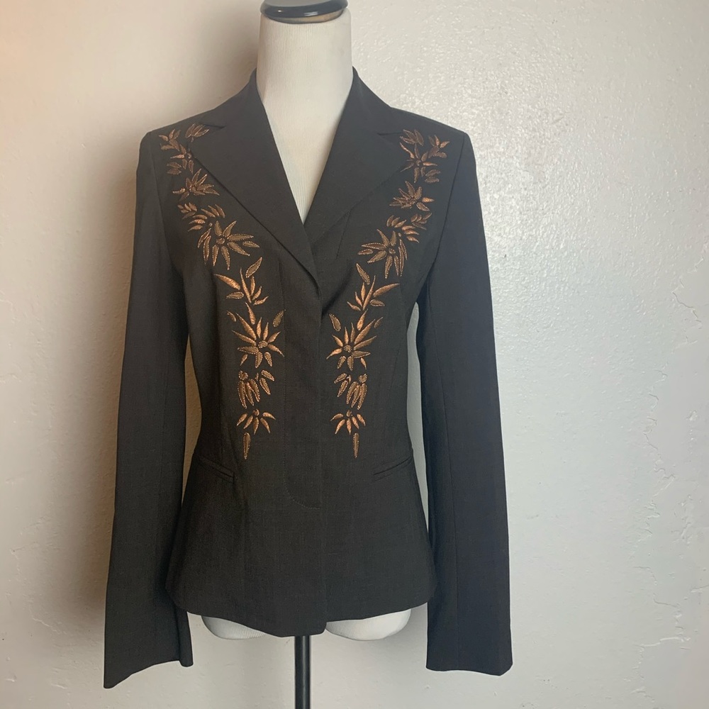 Laundry Shelli Segal embroidered blazer NWT